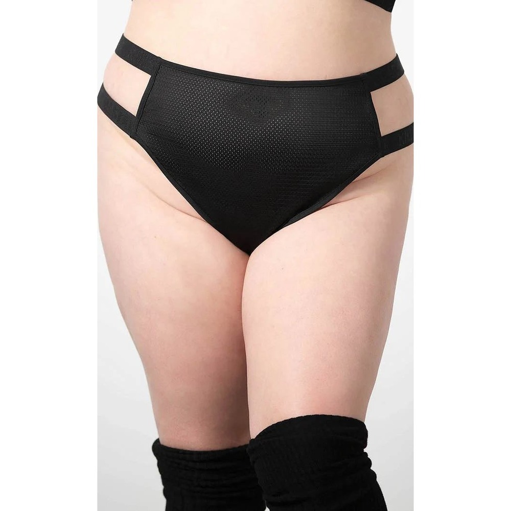 Killstar Terminus black mesh thong underwear panties goth alternative